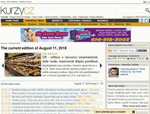 Tablet Screenshot of news.kurzy.cz