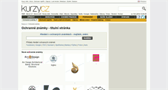 Desktop Screenshot of oz.kurzy.cz
