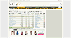 Desktop Screenshot of akcie-cz.kurzy.cz